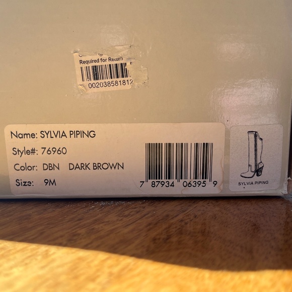 Frye Sylvia Pipping High Heel Knee High Boot - Picture 10 of 10